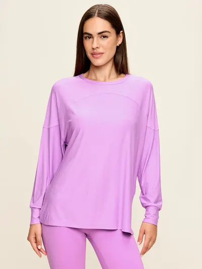 CloudMotion Long-Sleeve Tunic - Orchid