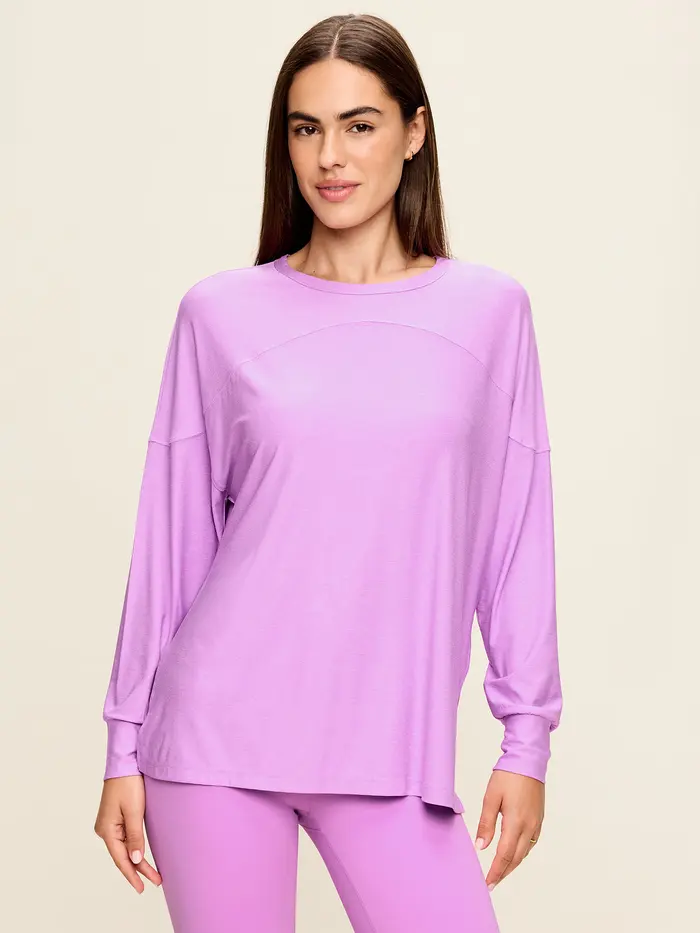 CloudMotion Long-Sleeve Tunic - Orchid