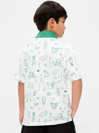 CloudMotion Performance Polo Shirt for Boys - Golf — view 2