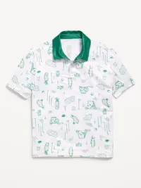 CloudMotion Performance Polo Shirt for Boys - Golf — view 4