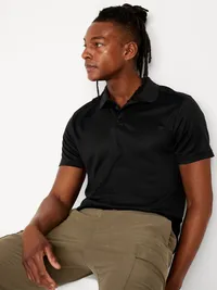 CloudMotion Pique Polo - Black Jack — view 3