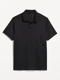CloudMotion Pique Polo - Black Jack — view 4
