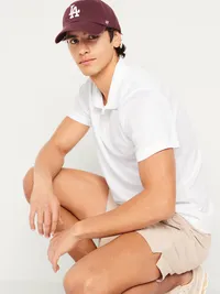 CloudMotion Pique Polo - Calla Lily White — view 3