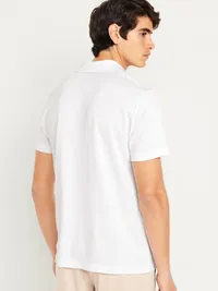 CloudMotion Pique Polo - Calla Lily White — view 2