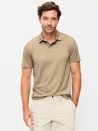 CloudMotion Polo - Toasted Almond