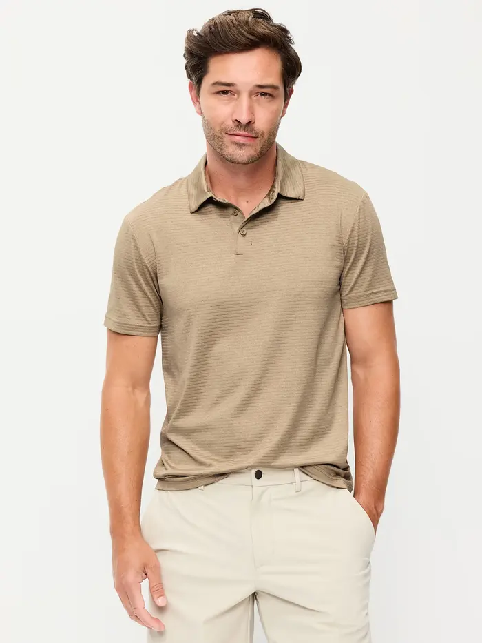 CloudMotion Polo - Toasted Almond