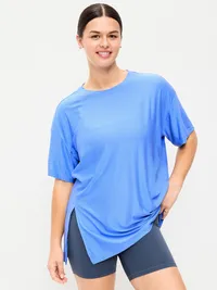 CloudMotion Short-Sleeve Tunic - Cloisonne — view 5