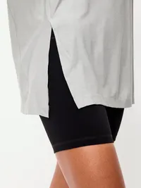 CloudMotion Short-Sleeve Tunic - Cloud Cover — view 4