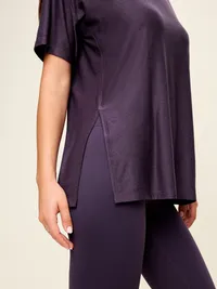 CloudMotion Short-Sleeve Tunic - Nebula — view 4