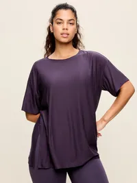 CloudMotion Short-Sleeve Tunic - Nebula — view 5