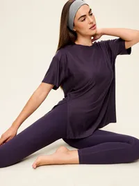 CloudMotion Short-Sleeve Tunic - Nebula — view 3