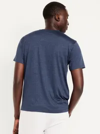 CloudMotion Space-Dye T-Shirt - Navy — view 2
