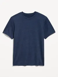 CloudMotion Space-Dye T-Shirt - Navy — view 4