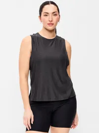 CloudMotion Tank Top - Black Jack 4 — view 5