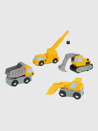 Construction Vehicles Toddler Toy Bundle - Yellow — view 3
