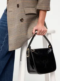 Convertible Mini Saddle Bag - Black Jack — view 2