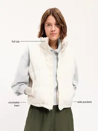 Core Puffer Vest - Blue Mosaic — view 5