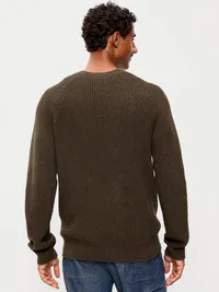 Crew-Neck Sweater - Brown Heather — view 2