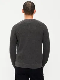 Crew-Neck Sweater - Dark Gray — view 2