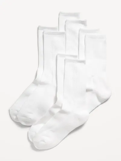 Crew Socks 4-Pack - Bright White