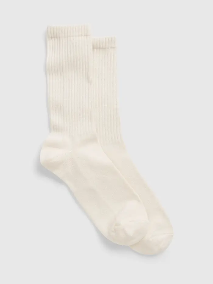 Crew Socks - Ivory frost
