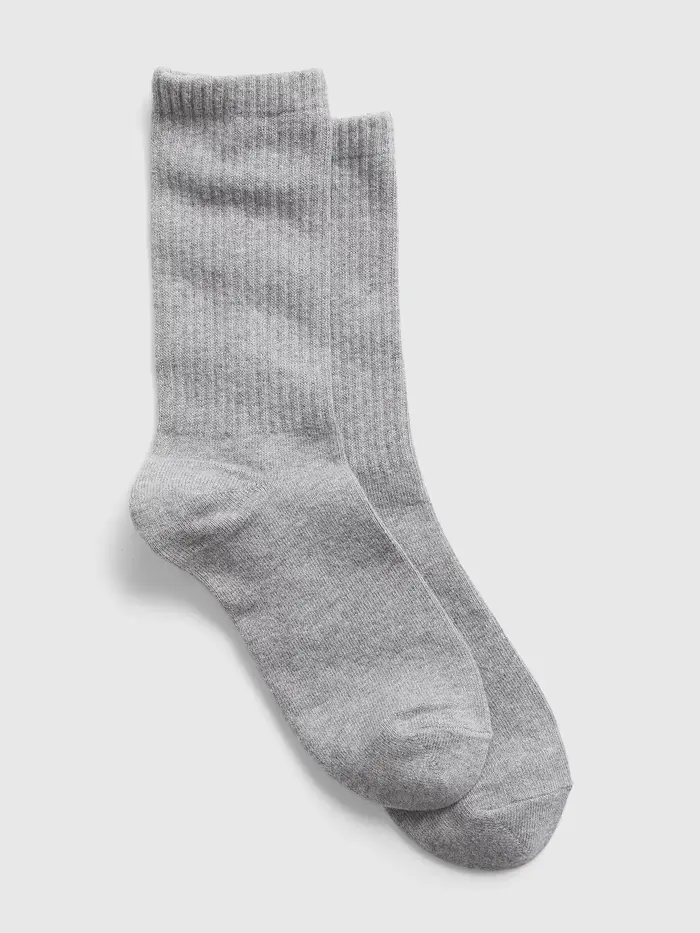 Crew Socks - New heather grey