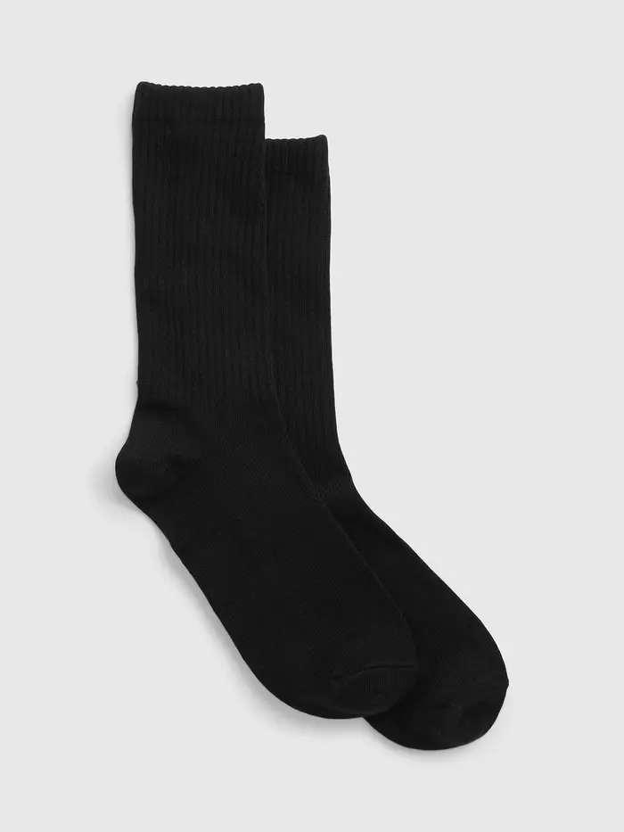 Crew Socks - True black