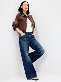 Cropped Barn Jacket - Earthen — view 3