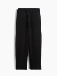 Cuffed Easy Pants - Black — view 5