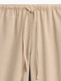 Cuffed Easy Pants - Oak khaki — view 2