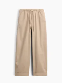 Cuffed Easy Pants - Oak khaki — view 3