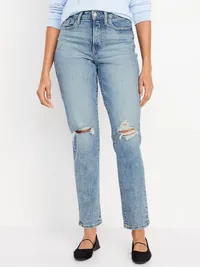 Curvy High-Waisted OG Straight Ankle Jeans - Cerys — view 2
