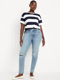 Curvy High-Waisted OG Straight Ankle Jeans - Cerys — view 4
