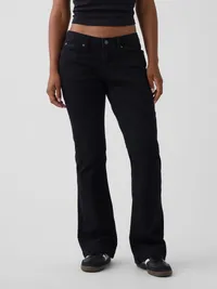 Curvy Low Rise Long & Lean Jeans - Black — view 2