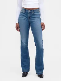 Curvy Low Rise Long & Lean Jeans - Medium indigo — view 2