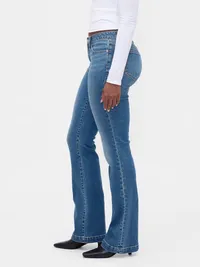 Curvy Low Rise Long & Lean Jeans - Medium indigo — view 3