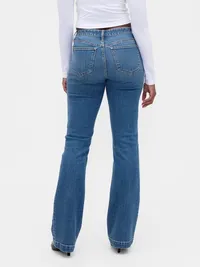 Curvy Low Rise Long & Lean Jeans - Medium indigo — view 4