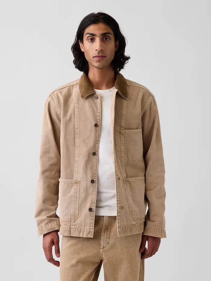 Denim Barn Jacket - Gold digger