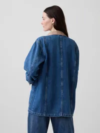 Denim Barn Jacket - Medium wash — view 3