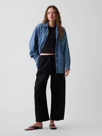 Denim Big Shirt - Medium wash — view 2