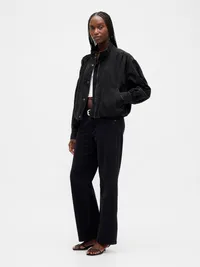 Denim Bubble Jacket - Black wash — view 2