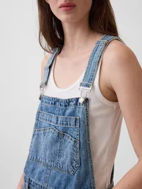 Denim Mini Skirtall - Medium wash — view 4
