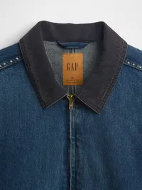 Denim Workwear Jacket - MEDIUM WASH — view 4