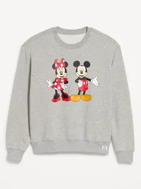 Disney© Oversized Graphic Sweatshirt - Heather Gray — view 4