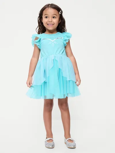 Disney© Short-Sleeve Princess Tutu Dress for Toddler Girls - Elsa