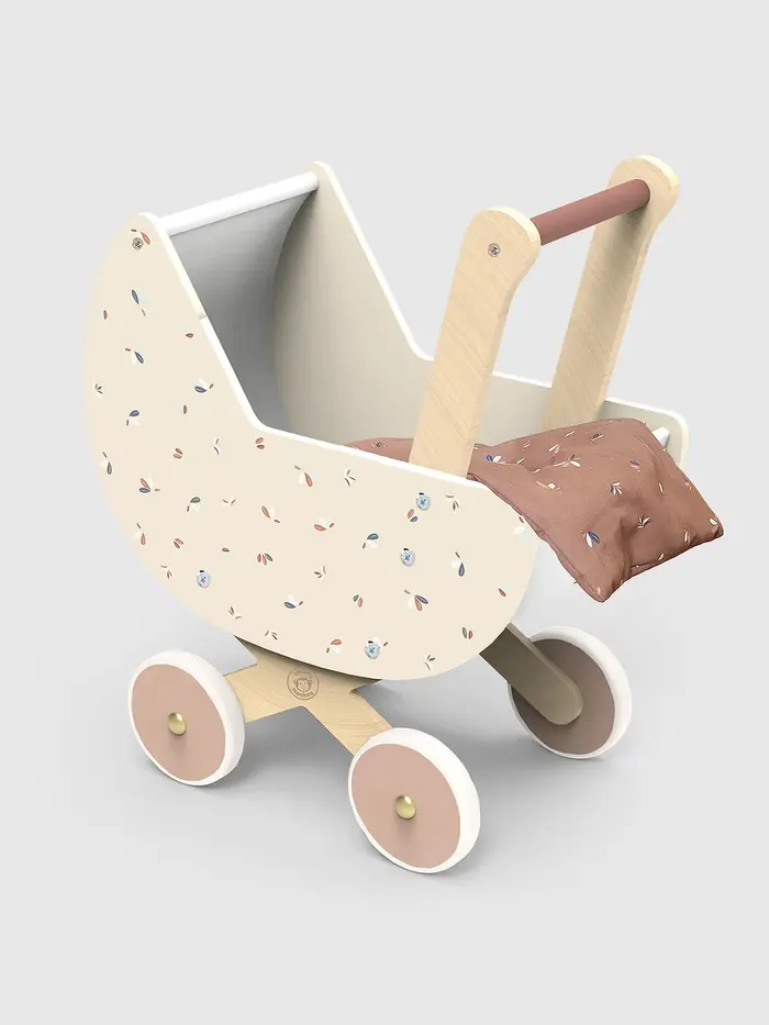 Doll Pram Toddler Toy - Multi