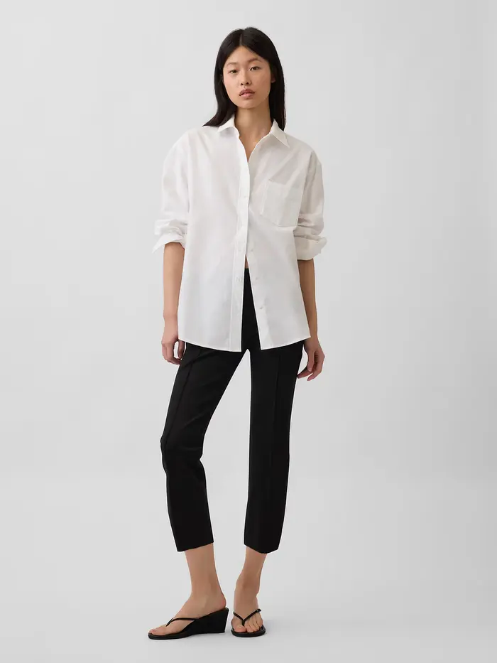 Double Knit Easy Capris - True black