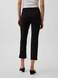 Double Knit Easy Capris - True black — view 4