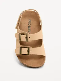 Double-Strap Sandals for Baby - Tan — view 2