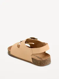 Double-Strap Sandals for Baby - Tan — view 3